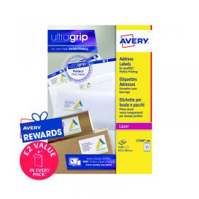 Avery Ultragrip Laser Label 63.5x38.1mm White (Pack of 2100) L7160-100 AVL7160
