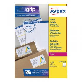 Avery Ultragrip Laser Labels 99.1x93.1mm White (Pack of 600) L7166-100 AVL7166