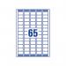 Avery Mini Laser Labels 38.1 x 21.2mm White (Pack of 1625) L7651-25 AVL7651