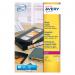 Avery Video Face Label 76x46mm 12 Per Sheet White(Pack of 300)L7671-25 AVL7671