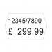 Avery Dennison 2-Line Price Marking Label White 16x26mm (Pack of 12000) WR1626 AVWR1626