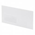 Postmaster Envelopes PEFC Mailing Machine Wallet Gummed with Window 90gsm DL 114x235mm White [Pack 500] B29153