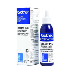 Photos - Other for retail Brother Stamp Creator Ink Refill Bottle Blue PRINKE BA05523 