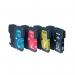 Brother LC1100 Inkjet Cartridges CMYK Multipack LC1100VALBP BA56129