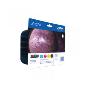 Brother LC1220 Inkjet Cartridge CMYK Multipack LC1220VALBP BA56293