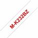 Brother 12mm Red On White Labelling Tape MK232BZ BA62501