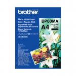 Brother Inkjet Paper Matt A4 White (25 Pack) BP60MA BA62851