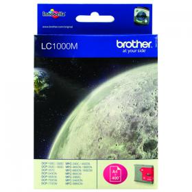 Brother LC1000M Inkjet Cartridge Magenta LC1000M BA64393