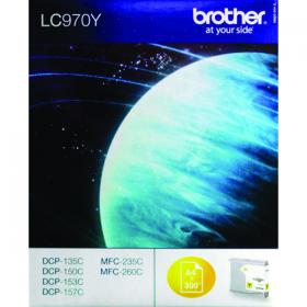 Brother LC970Y Inkjet Cartridge Yellow LC970Y BA64852