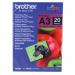 Brother A3 Premium + Glossy Photo Paper (Pack of 20) BP71GA3 BA65840