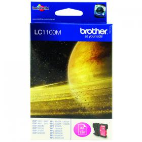 Brother LC1100M Inkjet Cartridge Magenta LC1100M BA65975