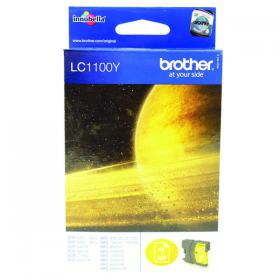 Brother LC1100Y Inkjet Cartridge Yellow LC1100Y BA65978