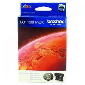 Brother LC1100HY-BK Inkjet Cartridge High Yield Black LC1100HYBK BA65981