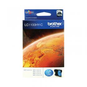 Brother LC1100HY-C Inkjet Cartridge High Yield Cyan LC1100HYC BA65984