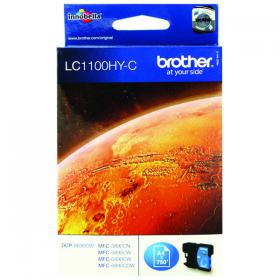 Brother LC1100HY-C Inkjet Cartridge High Yield Cyan LC1100HYC BA65984
