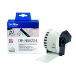 Brother Continuous Non-Adhesive Paper Roll Black on White 54mm DKN55224 BA66575