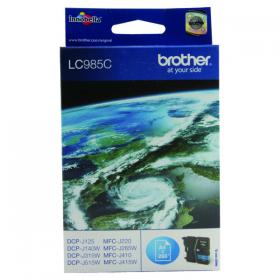 Brother LC985C Inkjet Cartridge Cyan LC985C BA67542