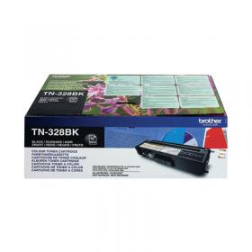 Brother TN328BK Black Super High Yield Laser Toner TN-328BK BA67942
