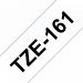 Brother P-Touch TZe Laminated Tape Cassette 36mm x 8m Black on Clear Tape TZE161 BA68502