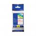 The P-Touch Brother Laminated Labels feature the classic red on white design and come in a 24mm x 8m size. The TZe Lam Tape Cassette ensures high-quality labeling for a variety of surfaces, making it a versatile choice for all your labeling needs.