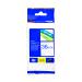 Brother P-Touch 36mm Blue On White Labelling Tape TZE263