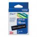 Brother P-Touch TZe Laminated Tape Cassette 18mm x 8m White on Black Tape TZE345 BA68579