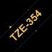 Brother P-Touch 24mm Gold On Black Labelling Tape TZE354 BA68582