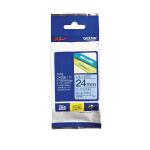 Brother P-Touch Tape 24mm Black on Blue TZE551 BA68653