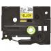 Brother TZe Labelling Tape Flexible 12mm x 8m Black on Yellow TZEFX631 BA69177