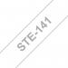 Brother P-Touch 18mm Black on White Labelling Tape 3m STE-141 BA69195