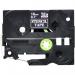 Brother P-Touch 18mm Black on White Labelling Tape 3m STE-141 BA69195