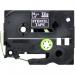 Brother P-Touch 36mm Black on White Labelling Tape 3m STE-161 BA69279