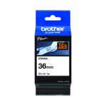 Brother P-Touch 36mm Black on White Labelling Tape 3m STE-161 BA69279