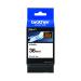Brother P-Touch 36mm Black on White Labelling Tape 3m STE-161