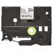 Brother TZe P-Touch Labelling Tape 6mm x 8m Black on White TZEFX211 BA69296