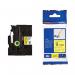 Brother P-Touch TZe Laminated Tape Cassette 9mm x 8m Black on Yellow Flexible ID Tape TZEFX621 BA69323