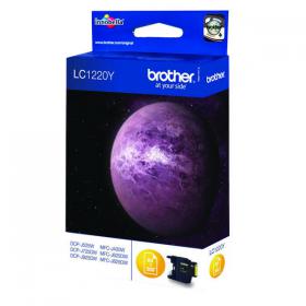Brother LC1220Y Inkjet Cartridge Yellow LC1220Y BA69638