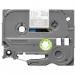Brother TZe P-Touch Labelling Tape 12mm x 5m White on Grey TZEMQL35 BA69862