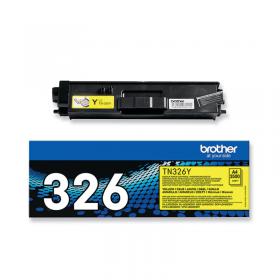 Brother TN-326Y Toner Cartridge High Yield Yellow TN326Y BA73504