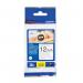 Brother P-Touch TZe Lam Tape Cassette 12mm x 4m Black on White Tape TZE231S2 BA73658