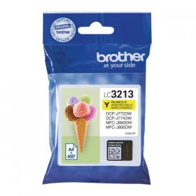 Brother LC3213Y Inkjet Cartridge High Yield Yellow LC3213Y BA76228