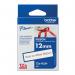 Brother P-Touch TZe Ribbon Tape Cassette 12mm x 4m Gold on White Tape TZER234 BA77031