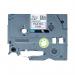 Brother P-Touch TZe Lam Tape Cassette 12mm x 4m Black on Pastel Pink TZEMQE31 BA77046