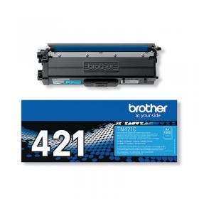 Brother TN-421C Toner Cartridge Cyan TN421C BA77159