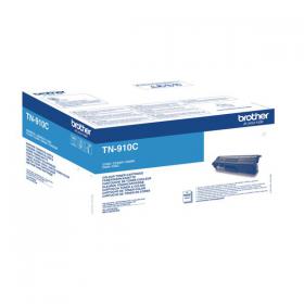 Brother TN-910C Toner Cartridge Ultra High Yield Cyan TN910C BA77183