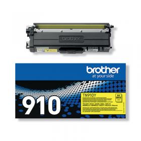 Brother TN-910Y Toner Cartridge Ultra High Yield Yellow TN910Y BA77187