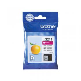 Brother LC3211M Inkjet Cartridge Magenta LC3211M BA77576