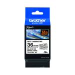 Brother P-Touch 36mm Black on White Labelling Tape TZE-SL261 BA80642