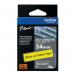 Brother P-Touch TZe Self-Laminating Tape Cassette 24mm x 8m Black on Yellow Tape TZE-SL651 BA80644