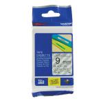 Brother P-Touch TZe Laminated Tape Cassette 9mm x 8m Black on Clear Tape TZE121 BA8078